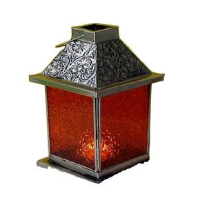 Accesorios Premium para el hogar más demandados Linterna de latón y vidrio grabada a mano - Product Image 1