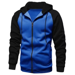 Vente en gros de sweats à capuche zippés personnalisés, vêtements de sport, sweats à capuche entièrement zippés avec fermeture éclair résistante, poignets côtelés et style athlétique moderne - Product Image 3