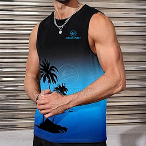 Camisetas sin Mangas para Hombre, Camisetas Deportivas de Gimnasio, Camisetas Casuales de Algodón para Entrenamiento de Verano - Product Image 4