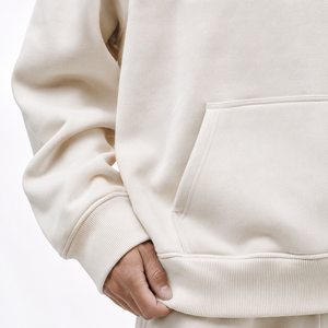 Sudadera con Capucha de Gran Gramaje para Hombre, 450GSM, Hombro Caído, OEM, Bordado, Venta al por Mayor, MOQ Bajo - Product Image 5
