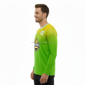 T-shirts à manches longues personnalisés, impression par sublimation, vêtements personnalisés, commandes en gros, livraison rapide en ligne - Product Image 6