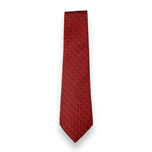 Corbata Geométrica Color Granate para Hombre, Corbata de Diseño Jacquard de Lujo, Corbata Formal para Negocios, Bodas, Fiestas, Regalo para Novio - Product Image 1