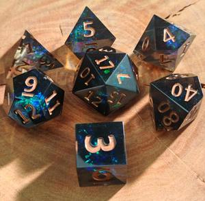 Set de dés en résine polyédriques en boîte vitrine pour le merchandising, pour jeux de rôle de table (Dungeons and Dragons), approvisionnement en gros - Product Image 2