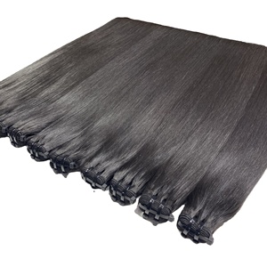 Bone Straight Single Donor Raw Hair <b>Extensions</b> Single Donor Virgin Hair Tape Ins <b>Extensions</b> Wholesale Price Raw Hair - Product Image 2