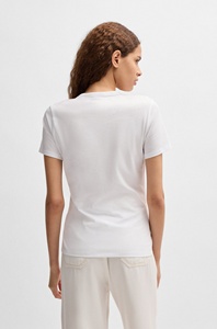 Conjuntos Sencillos para Mujer, Camiseta de Cuello Redondo, Camisetas de Algodón con Estampado Personalizado, Camisetas para Mujer - Product Image 2