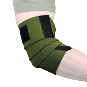Customizable Neoprene Power Lifting Bodybuilding <b>Arm</b> Wrap Brace Strap Elastic Elbow <b>Sleeves</b> Bandage <b>Compression</b> Support Non-Slip - Product Image 1