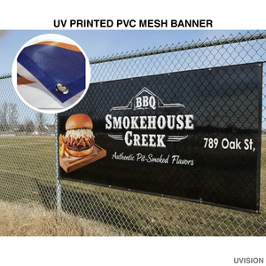 Lona de PVC Personalizada para Exteriores, Impresión UV, Lona Publicitaria para Construcción - Product Image 4