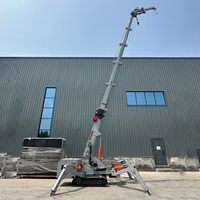 Grue araignée diesel CE EPA EURO 5, grue de levage portable, machine de levage sur chenilles de 3 tonnes