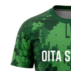 Camiseta de Fútbol Sublimada con Camuflaje Verde, Uniforme Deportivo para Hombre, Manga Corta, para Entrenamiento y Partidos, Ropa Deportiva para Exteriores - Product Image 3