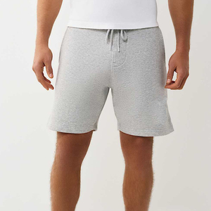 Shorts de bain décontractés pour hommes, personnalisés OEM, en tissu texturé toile respirant à séchage rapide, avec cordon de serrage, pour le sport et la plage - Product Image 6