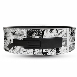 Gym Squats Muzan Edition Powerlifting Belts Training <b>Back</b> <b>Support</b> Lever Buckle Anime Printed Cowhide 10mm Breathable - Product Image 2