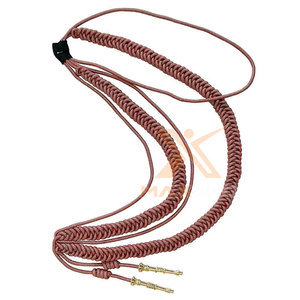 Aiguillettes en fil de métal tressé, cordon de décoration pour vêtements, accessoire de tenue formelle, fabrication sur mesure, fournisseur - Product Image 4