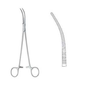 Pinza Hemostática Quirúrgica con Mandíbula Curva para Hemostasia, Instrumento Manual con Certificación CE, Clase I - Product Image 1