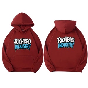 เสื้อฮู้ดซักแบบวินเทจสำหรับผู้ชายโอเวอร์ไซส์เสื้อแบบสวมศีรษะล้างกรดเสื้อสเวตเชิ้ตมีฮู้ดผลิตฉลากส่วนตัวสำหรับฤดูหนาว - Product Image 6