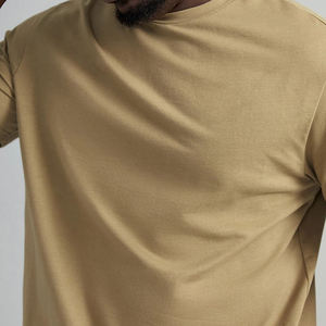 Conjunto Deportivo de Verano para Hombre, de Algodón, Transpirable, Ligero, Suave, de Manga Corta, para Gimnasio, Entrenamiento, Running y Uso Casual - Product Image 5