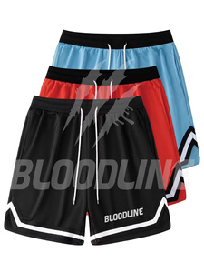 Shorts de sport taille haute gris en maille respirante avec cordon de serrage et fermeture éclair - Product Image 5