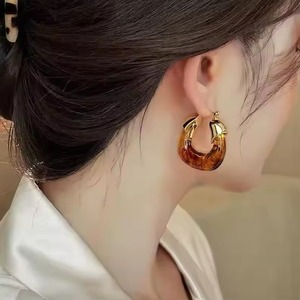 Pendientes de Resina Hechos a Mano, Forma Personalizada, Acabado de Alto Brillo, Pendientes de Resina - Product Image 6