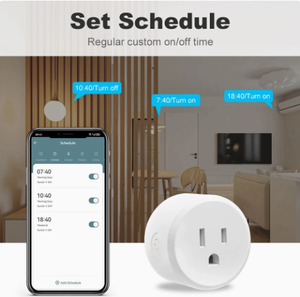 SP-US-10A-001 Tuya Smart WiFi Plug 10A US Standard <b>Socket</b> Voice Control Alexa Google Home - Product Image 2