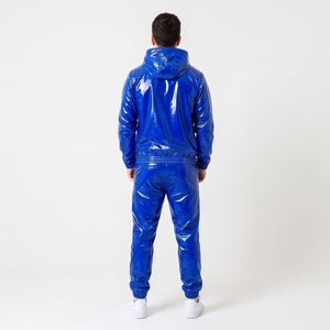 Survêtement d'hiver pour hommes, grande taille, en nylon, imperméable, respirant, écologique, léger, vêtements de sport athlétiques, design personnalisé, course à pied - Product Image 6