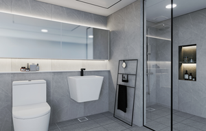 Panneau mural en mousse décorative lisse imperméable PS pour salle de bain finition murale ignifuge léger - Product Image 6