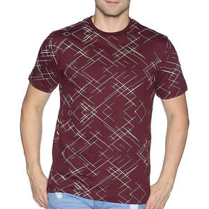 Camiseta de Hombre Cómoda de Algodón y Poliéster con Tacto Suave para Uso Diario, Camiseta de Hombre 2026 - Product Image 1