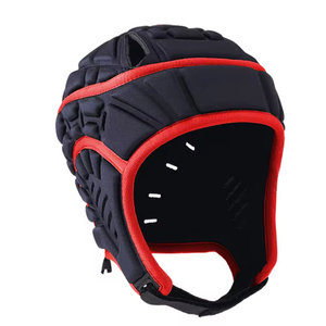 Casque de boxe en cuir véritable unisexe, coupe-vent, respirant, avec fermeture auto-agrippante, plus sûr, personnalisable et durable - Product Image 4
