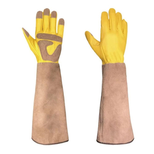 Bee Keeping Gloves Heavy Duty Beekeeper Gloves Long Sleeve Leather Palm Sting Protection OEM Wholesale - Product Image 1