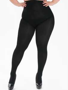 High Waist Full Length Solid Spandex Stretch Knitted <b>Leggings</b> with Tummy <b>Control</b> Shapewear for Women All Seasons - Product Image 4