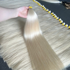 Extensions de cheveux naturels vierges non traités Rusa Hair du Vietnam, en vrac, pointes pleines, doux, soyeux, lisses, trame simple, diverses couleurs - Product Image 1