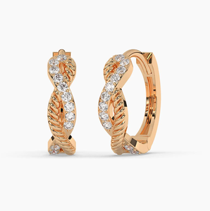 Bagues en or 14 carats certifiées IGI avec diamants de laboratoire pour femmes, taille brillant, bijoux de luxe tendance pour mariage/fête - Product Image 3