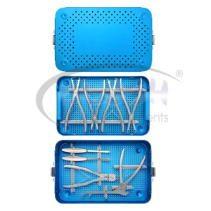 Kit de Herramientas de Revisión Quirúrgica con Certificación CE, Extractor de Tornillos Quirúrgicos de Acero Inoxidable e Instrumentos para Extraer Tornillos Rotos de Blush Surgical - Product Image 1