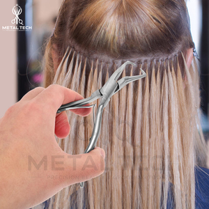 Professional Stainless Steel Hair Extension Pliers Multi-Functional Micro Ring Beads Bead Opener Remover <b>Tool</b> for Salon - Product Image 6