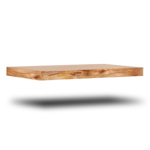 Mango Wood Floating Shelf with Bracket | Handcrafted Wholesale Decor - Product Image 3