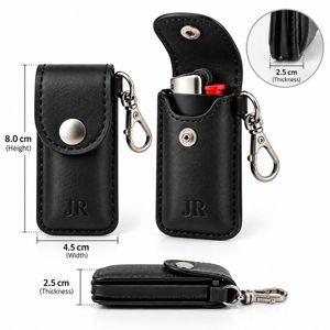 Étui de protection en cuir PU personnalisé avec bouton-pression pour briquet – Vente en gros - Product Image 3