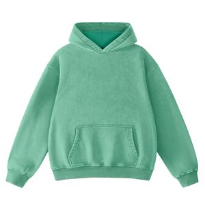 Sweat à capuche unisexe surdimensionné en coton épais brodé, doux et chaud, pour usage quotidien décontracté en hiver, fabrication OEM ODM - Product Image 4
