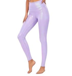 Mallas de Yoga para mujer, 100% algodón, cómodas mallas de cintura alta para correr, decoración de malla, el mejor diseño, lo último - Product Image 3