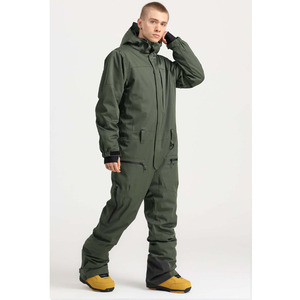 Traje de Snowboard de una Pieza para Mujer con Logotipo Personalizado, Impermeable, Cortavientos, Aislado, con Capucha, Mono de Nieve para Invierno - Product Image 2