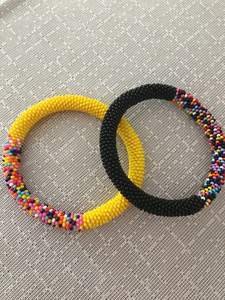Pulsera de cuentas ajustable hecha a mano, selección de cuentas coloridas, joyería de moda, pulsera de cuentas de la India, brazalete hecho a mano - Product Image 6