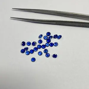 Hot Selling Feinste natürliche 3mm blaue Kyanit runde facettierte geschnittene kalibrierte lose Edelsteine vom Hersteller Lieferant