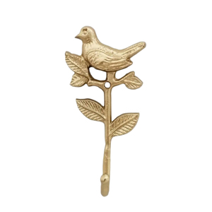 Gancho de Pared Individual de Hierro Fundido con Diseño de Hoja de Roble, Gancho Metálico Resistente para Batas y Llaves, para Baño y Cocina - Product Image 2