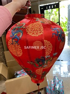 Linterna de Bambú Hecha a Mano en Vietnam, Decoración Colgante para Restaurantes, Fiestas y Bodas, Cubierta de Tela de Seda, Colorida, Venta al Por Mayor para Exportación - Product Image 6