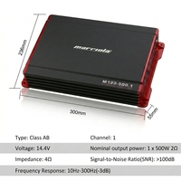 Amplificateur puissant de voiture de haute qualité 1*350w RMS REAL POWER