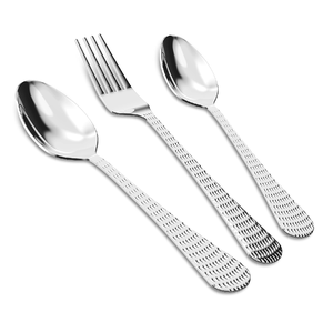 Cuillère en acier inoxydable de haute qualité, finition miroir, manche long, design minimaliste, couteau à beurre, cuillère, fourchette - Product Image 5