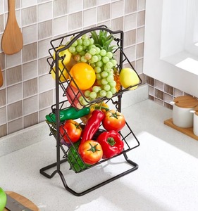 Handmade Quality Creative Iron Metal <b>Fruits</b> Basket Iron Table Centerpiece Decoration and <b>Storage</b> from India - Product Image 6