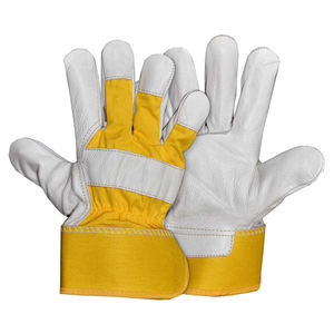 Gants de travail de sécurité en cuir de vachette de qualité supérieure, pour usage intensif, protection des mains, gants canadiens - Product Image 5