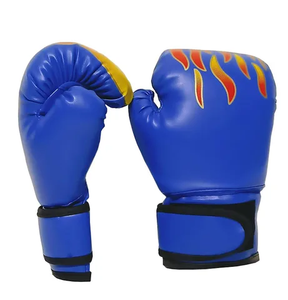 Guantes de Boxeo de Piel Sintética PU, Cómodos e Impermeables, con Diseño Impreso para Entrenamiento de MMA y Gimnasio - Product Image 4