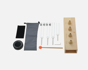 Juego de Diapasones de 128Hz, 136.1Hz, 256Hz y 384Hz para Terapia de Sonido de Chakras - Product Image 1