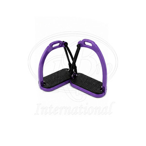 Estribos de Seguridad para Montar a Caballo Peacock Fillis, de Acero Inoxidable con Recubrimiento en Polvo, 4.50 Pulgadas - Product Image 4