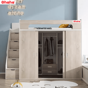 Lit superposé intelligent Ohaha avec dressing intégré - GTTM030 - Product Image 2