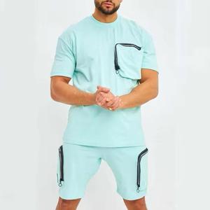 Men Sweat Suit <b>Twin</b> <b>Set</b> Summer Clothing Men 2 Piece <b>Twin</b> <b>Set</b> | Short Sleeve T Shirt and Shorts Male <b>Twin</b> <b>Sets</b> - Product Image 5